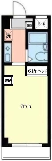 ラヴィエ新宿の間取り画像