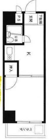 レッツビュー仲御徒町の間取り画像