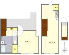 ミモザ哲学堂の間取り画像