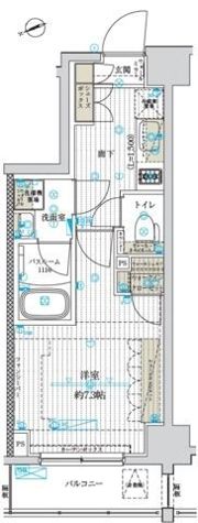 ブライズ南砂の間取り画像