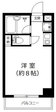 シルクヴィラ中野の間取り画像