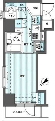 アヴァンティーク銀座一丁目の間取り画像