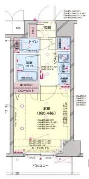 パレステュディオ早稲田ParkViewの間取り画像