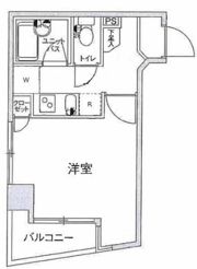 スカイコート新宿曙橋第2の間取り画像