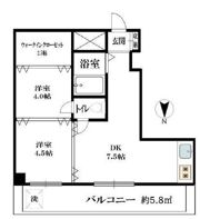 第22宮庭マンションの間取り画像
