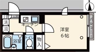 アルカディア(梅丘)の間取り画像