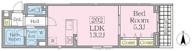 コリーヌ駒場池尻の間取り画像