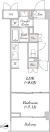 ミリアレジデンス大岡山の間取り画像