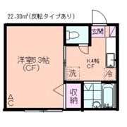AKITSUハイムの間取り画像