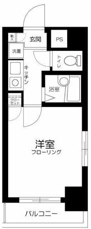 スカイコート早稲田 第3の間取り画像