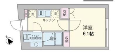 クーカイ・テラス祐天寺の間取り画像