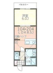 アトラス菊名の間取り画像