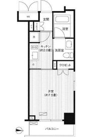 グランハイツ錦糸町の間取り画像