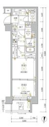 ガリシア錦糸町Ⅳの間取り画像