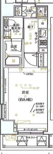 ガリシア新御徒町の間取り画像