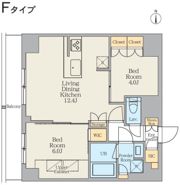 クレストコート東日暮里の間取り画像