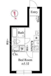 ルーム馬込の間取り画像