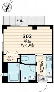 Zoo Street 池之端の間取り画像