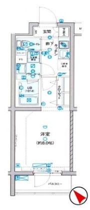 GENOVIA三軒茶屋green veilの間取り画像