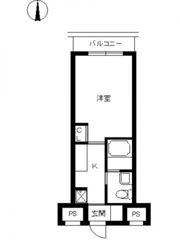 スカイコート神田第2の間取り画像