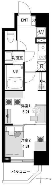 アーバンパーク入谷の間取り画像