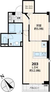 フェリーチェ東長崎の間取り画像