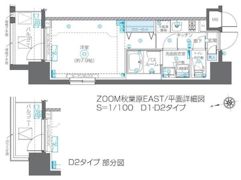 ZOOM秋葉原EASTの間取り画像