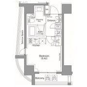 ザ・パークハビオSOHO南青山の間取り画像