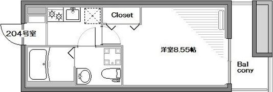 アーバンステージ方南町の間取り画像