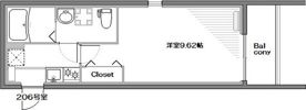 アーバンステージ方南町の間取り画像