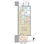 リンデンコート市ヶ谷の間取り画像