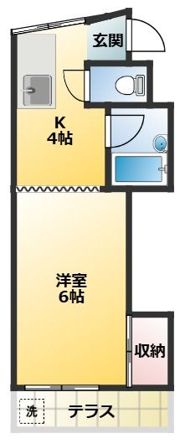 メゾンエーグレットの間取り画像