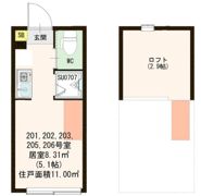 CLAY西荻の間取り画像