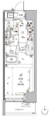 クレイシア入谷の間取り画像