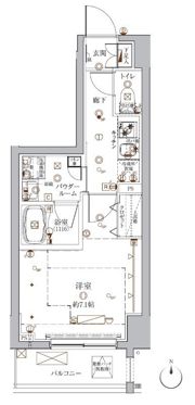 クレイシア入谷の間取り画像