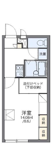 レオパレスCONFORT加古川の間取り画像