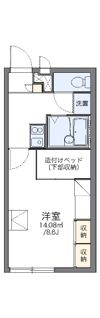 レオパレスCONFORT加古川の間取り画像