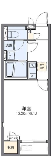 レオネクストカサグランデの間取り画像