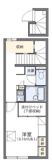 レオパレスビエネスタの間取り画像