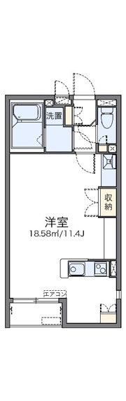 レオネクストたちばなの間取り画像