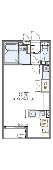 レオネクストたちばなの間取り画像