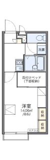 レオパレス歩の間取り画像