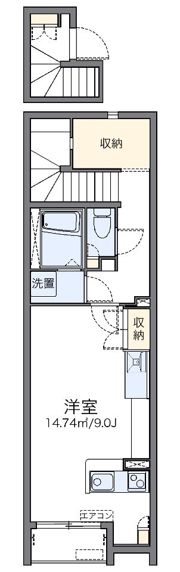 レオネクストポムールⅠの間取り画像