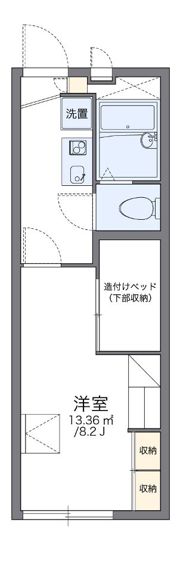 レオパレス夢未来の間取り画像