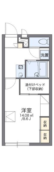 レオパレスプラバードの間取り画像