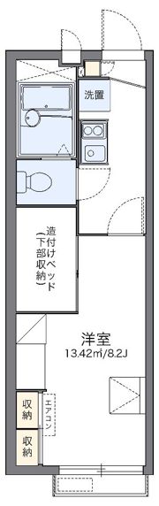レオパレスマリンハイツの間取り画像