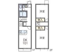 レオパレスフィールズSTAYの間取り画像