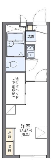 レオパレス沢野の間取り画像