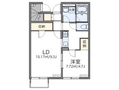 レオネクストエムズコートCの間取り画像