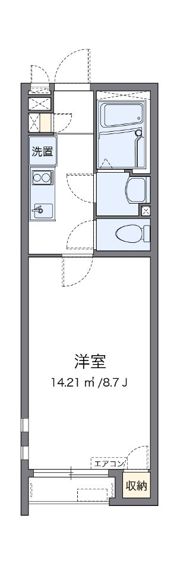 クレイノルピナス参番館の間取り画像